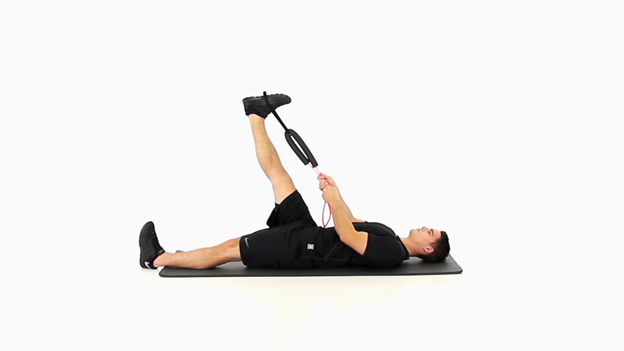 Strap Assisted Straight-Leg Stretch