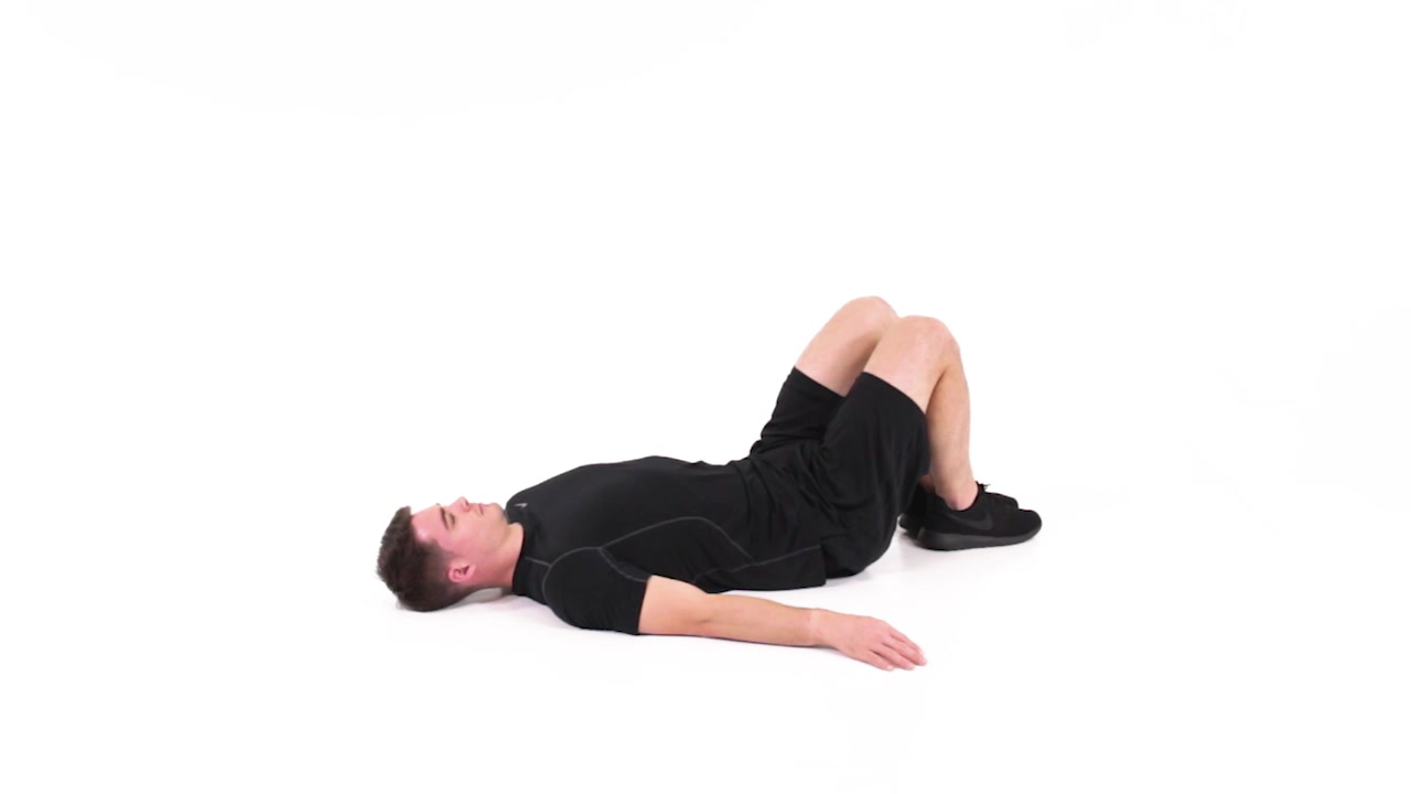 supine leg marches mengecilkan paha, melatih otot paha bagian hamstring dan bokong